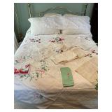 Vintage Rose Tablecloth etc.