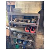 Metal shelf and hardware