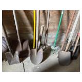 Vintage hand, tools, shovels, etc.