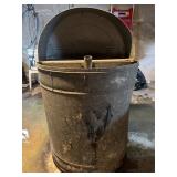 Vintage galvanized parts washer