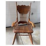 Vintage wooden rocker