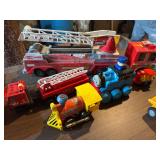 Vintage ffiretruck & trains