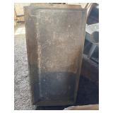 Galvanized metal tray, and sheet