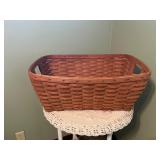 Longaberger Laundry Basket & step basket