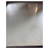 Vintage laminate top metal desk with drawer