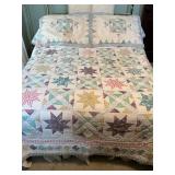 Patchwork Quilt Primitive Star Pattern