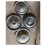 Vintage Lincoln and Mercury hubcaps