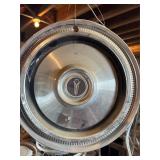Vintage Plymouth hubcaps set of 2