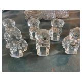 Vintage mopey, dogs set of six