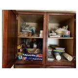 Paper Products, kitchen Cabinet Contents