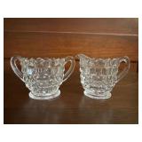 Vintage sugar and creamer set