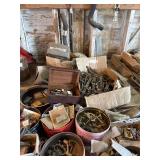 Vintage door and cabinet hardware hinges