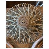 Vintage Fenton, Pontiac, Chevy hubcaps