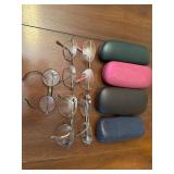 Vintage eyeglasses, etc.