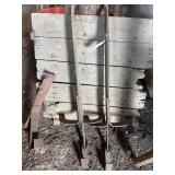 Two sets of ladder jacks, etc.