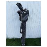 Vintage Left Handed Clubs & Bag