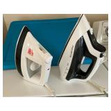 Clothes irons & ironing board
