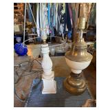 Vintage electric table lamps