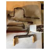 Vintage hand tools, hammer brace