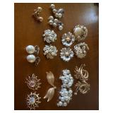 Vintage CRAMER, Judy, Lee earrings, etc.