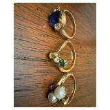 3 Vintage 10k &  1 Antique 18k ring