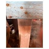 2 Vintage wooden shop tables