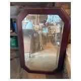 Vintage Wood frame mirror