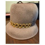 Vintage Felt Fedora Hat & Box Tiffin ohio
