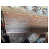 Vintage wooden shop table