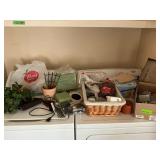 Potpourri, craft supplies, candles
