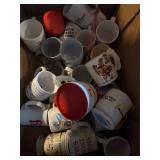 Vintage coffee, mugs assortment