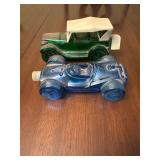 Vintage Avon Maxwell and Blue Race Car