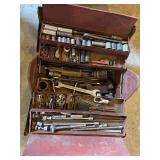 Vintage Dome Metal Toolbox, Snap on tools etc