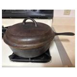 Griswold cast iron lid & 3ï¿½D skillet