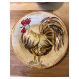 Tabletops Gallery Romalo Rooster Hand Painted ware