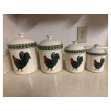Rooster Moore canister set