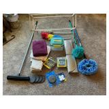 Drying Rack, sliders, rags, towels, dusters, etc.