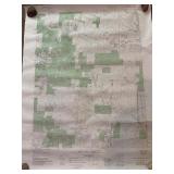 Vintage US DA forest service map, Ohio
