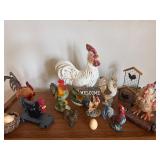 Rustic rooster decor