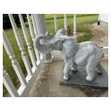Elephant cement outdoor statue