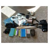 Copper Fit back & knee brace, stethoscope, etc