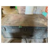 Vintage Wooden chest, hinges on both sides