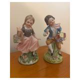 Vintage Napco wear boy and girl figuring