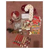 Vintage Christmas, candles, ornaments, decor, etc.