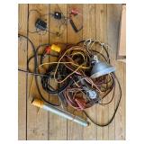 Battery Mantainer, jumper cables, extension cord