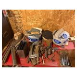 Tools, saws, punches, motor etc
