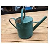 vintage green galvanized watering can