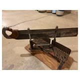 Vintage Miter Box and Saw