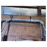 Boat awning frames, Awning material etc