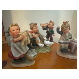 Vintage Napco wear boy and girl figurines